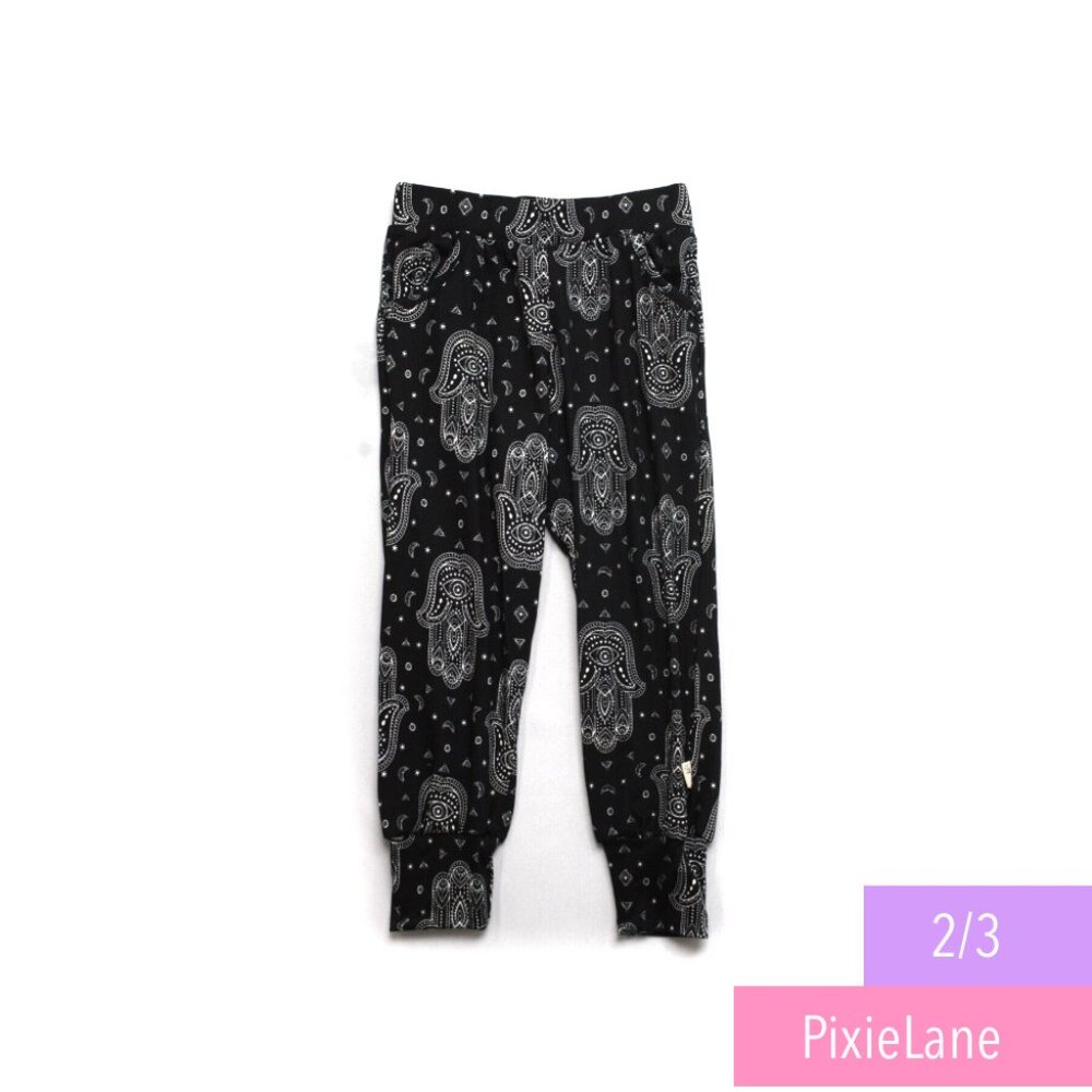 PixieLane Hamsa Print Joggers